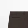 Pantalon ample en mélange de laine fraîche Pantalon ample en mélange de laine fraîche