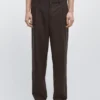 Pantalon ample en mélange de laine fraîche Pantalon ample en mélange de laine fraîche