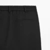 Pantalon ample en mélange de laine fraîche avec pinces Pantalon ample en mélange de laine fraîche avec pinces