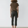 Pantalon capri en mélange de lin Pantalon capri en mélange de lin