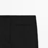 Pantalon capri en mélange de lin Pantalon capri en mélange de lin