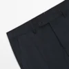 Pantalon de costume à carreaux en mélange de laine légère Pantalon de costume à carreaux en mélange de laine légère