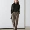 Pantalon de costume en laine à carreaux Pantalon de costume en laine à carreaux