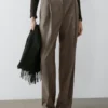 Pantalon de costume en laine à carreaux Pantalon de costume en laine à carreaux