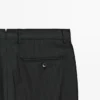 Pantalon de costume en laine fine à fines rayures Pantalon de costume en laine fine à fines rayures
