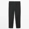 Pantalon de costume en laine fine à fines rayures Pantalon de costume en laine fine à fines rayures