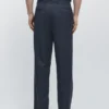 Pantalon de costume en laine fraîche à jambes larges Pantalon de costume en laine fraîche à jambes larges
