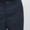 Pantalon de costume en laine fraîche à jambes larges Pantalon de costume en laine fraîche à jambes larges