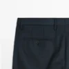 Pantalon de costume en laine fraîche micro-texturée Pantalon de costume en laine fraîche micro-texturée