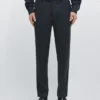 Pantalon de costume en laine fraîche micro-texturée Pantalon de costume en laine fraîche micro-texturée