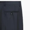 Pantalon de costume en laine fraîche rayé Pantalon de costume en laine fraîche rayé