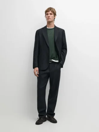 Pantalon de costume en lin