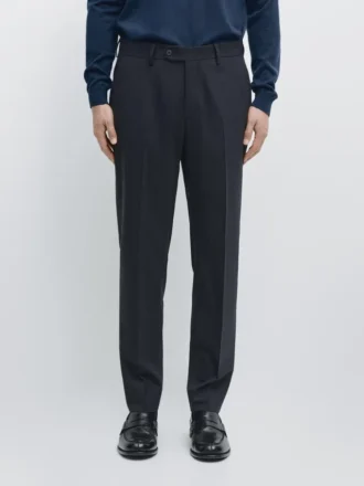 Pantalon de costume en mélange de laine Cool Wool