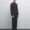 Pantalon de costume uni en laine Pantalon de costume uni en laine