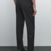 Pantalon de costume uni en laine Pantalon de costume uni en laine