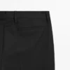 Pantalon de costume uni en laine Pantalon de costume uni en laine