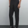 Pantalon de costume uni en laine Pantalon de costume uni en laine