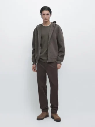 Pantalon de jogging en coton mélangé