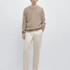 Pantalon droit ajusté Pantalon droit ajusté