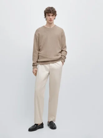 Pantalon droit ajusté Pantalon droit ajusté