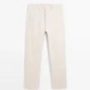 Pantalon droit ajusté Pantalon droit ajusté