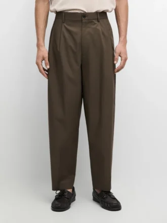 Pantalon en coton avec doubles pinces