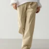 Pantalon en coton à jambes larges Pantalon en coton à jambes larges