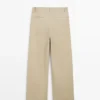 Pantalon en coton à jambes larges Pantalon en coton à jambes larges