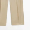 Pantalon en coton à jambes larges Pantalon en coton à jambes larges