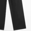 Pantalon en coton à pinces Pantalon en coton à pinces
