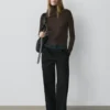 Pantalon en coton à pinces Pantalon en coton à pinces