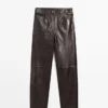 Pantalon en cuir nappa Pantalon en cuir nappa