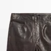 Pantalon en cuir nappa Pantalon en cuir nappa