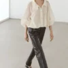 Pantalon en cuir nappa Pantalon en cuir nappa