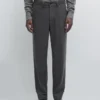 Pantalon en flanelle de laine mélangée Pantalon en flanelle de laine mélangée