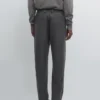 Pantalon en flanelle de laine mélangée Pantalon en flanelle de laine mélangée