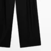 Pantalon en laine extra-fine plissé Pantalon en laine extra-fine plissé