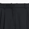 Pantalon en laine extra-fine plissé Pantalon en laine extra-fine plissé