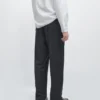 Pantalon en laine à motif pied-de-poule Pantalon en laine à motif pied-de-poule