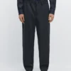 Pantalon en laine texturée Pantalon en laine texturée