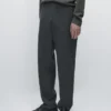 Pantalon en laine texturée Pantalon en laine texturée