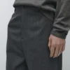 Pantalon en laine texturée Pantalon en laine texturée