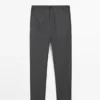 Pantalon en laine texturée Pantalon en laine texturée