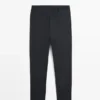 Pantalon en laine texturée Pantalon en laine texturée