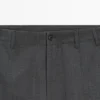 Pantalon en laine texturée Pantalon en laine texturée