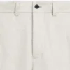 Pantalon en lin léger avec motif à chevrons Pantalon en lin léger avec motif à chevrons