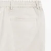 Pantalon en lin léger avec motif à chevrons Pantalon en lin léger avec motif à chevrons
