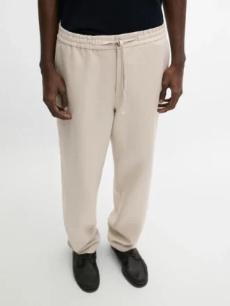 Pantalon en lin Total Look avec détail à la taille