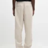 Pantalon en lin Total Look avec détail à la taille