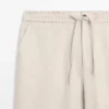 Pantalon en lin Total Look avec détail à la taille